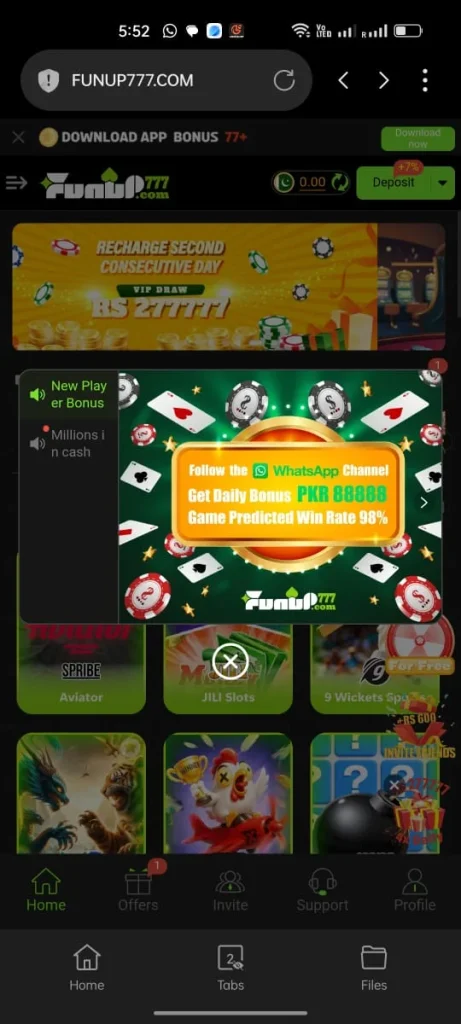 Funup777 Game App