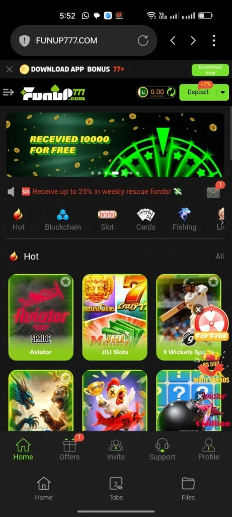 Funup777 game APk (2)